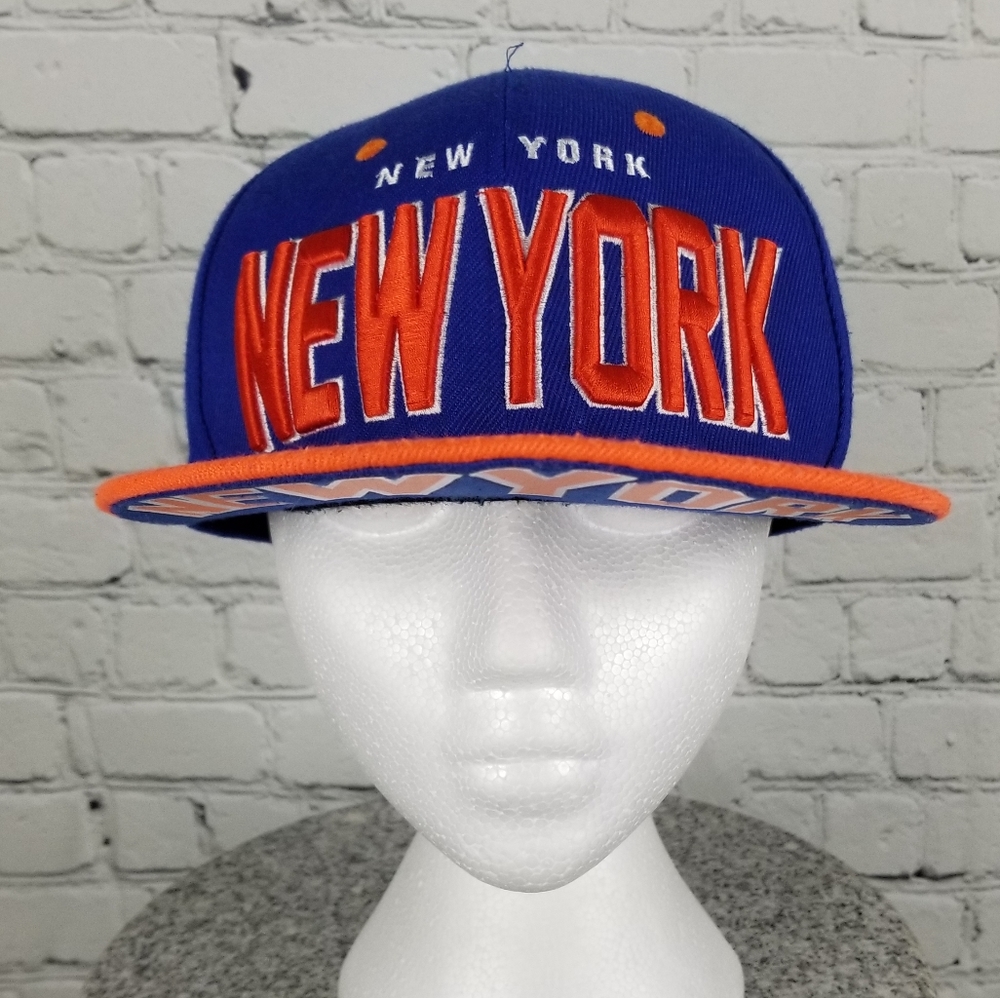 T&T | New York flat brim snapback cap hat